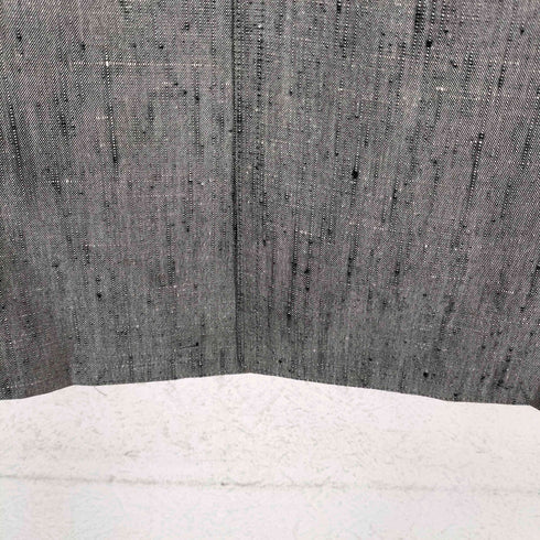 シルク100 比翼ステンカラーコート メンズ